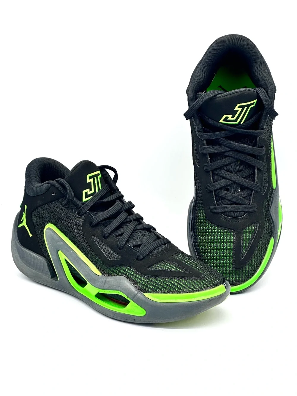 Size 8.5 Men’s Nike Jordan Tatum 1 Green Strike Black Neon DZ3324-003